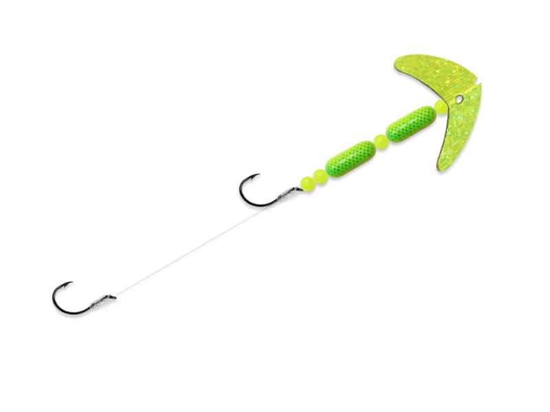 Cha Cha® Crawler Size 4 Chartreuse Sparkle/Chartreuse Green Scale