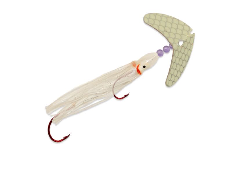 Cha Cha® Salmon Size 4/0&3/0 Glow White Scale/Super UV