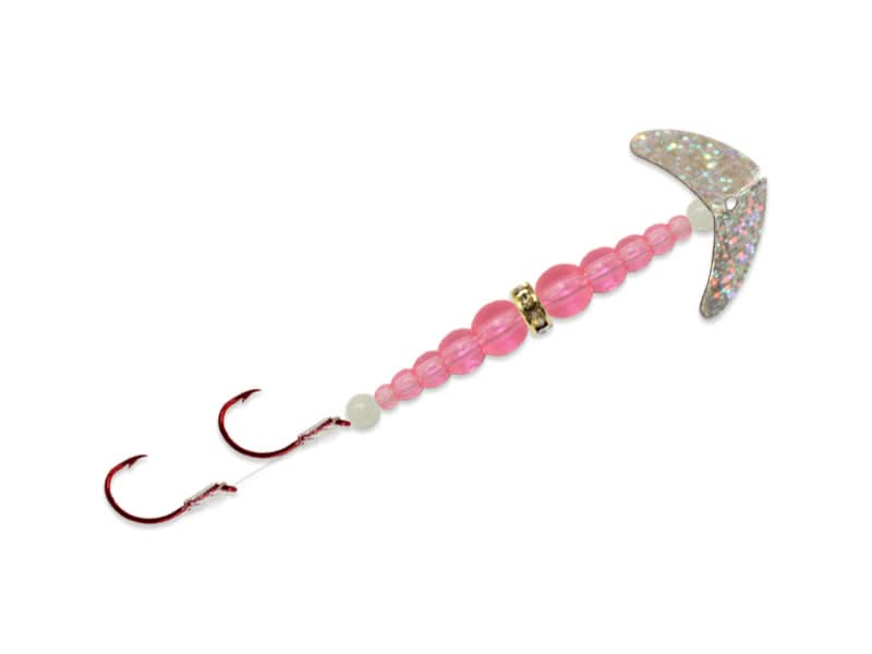 Double Whammy® Kokanee Pro Size 4 Silver Sparkle/Pink
