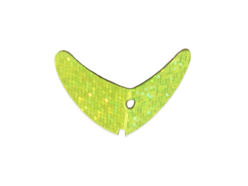 Smile Blade® Sparkle 5-Pack Size 1.5 Chartreuse Sparkle