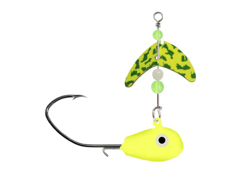 Smile Blade® SD Drift Jig Size 3/8oz Chartreuse/Chartreuse Green Tiger