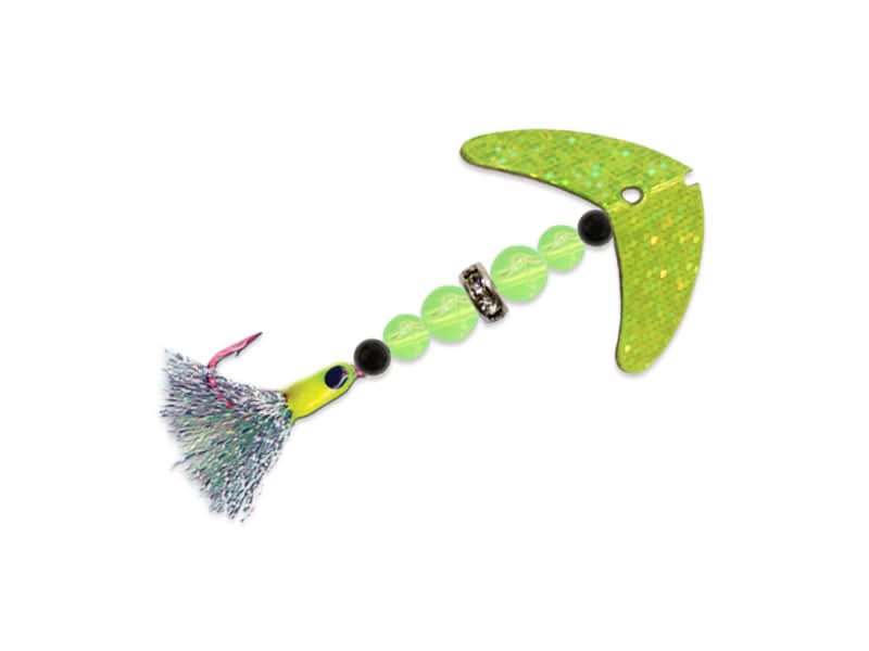 Wedding Ring® Pro Glo® Size 6 Chartreuse Sparkle/Black/Chartreuse