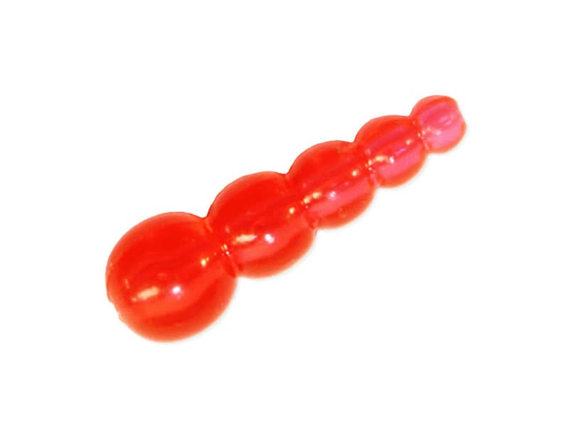Wedding Ring® Tapered Beads Size 1 Florescent Red/Orange
