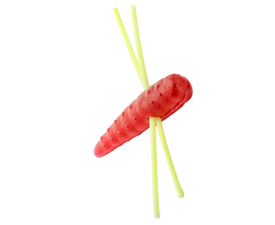 Strike King Maxie Waxie .75" (Red Chartreuse)