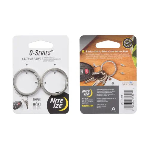Nite Ize O-Series® Gated Key Ring - 2 Pack