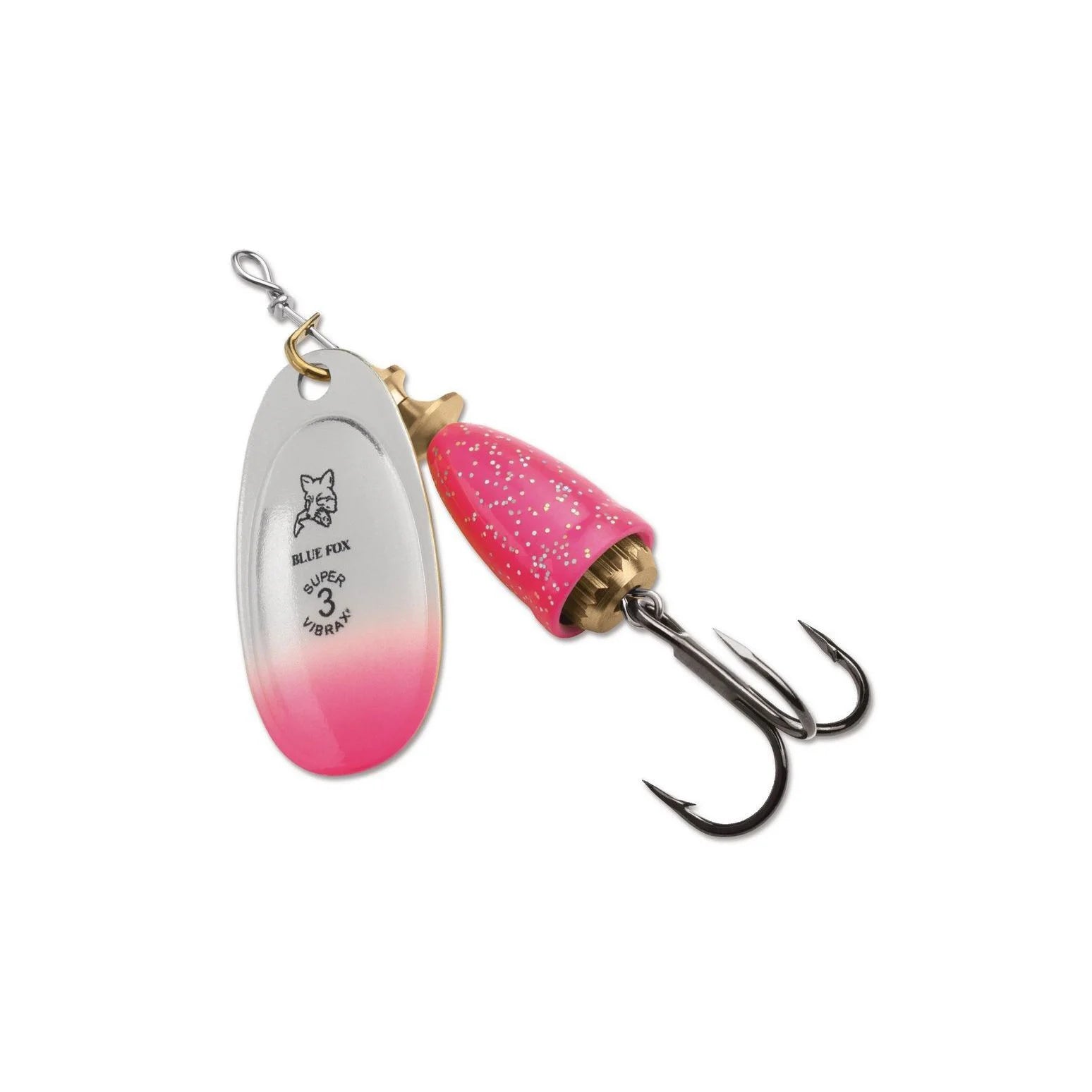 Blue Fox Classic Vibrax 06 Plated 5/8 Oz Fishing Lures (Chartreuse Candyback)