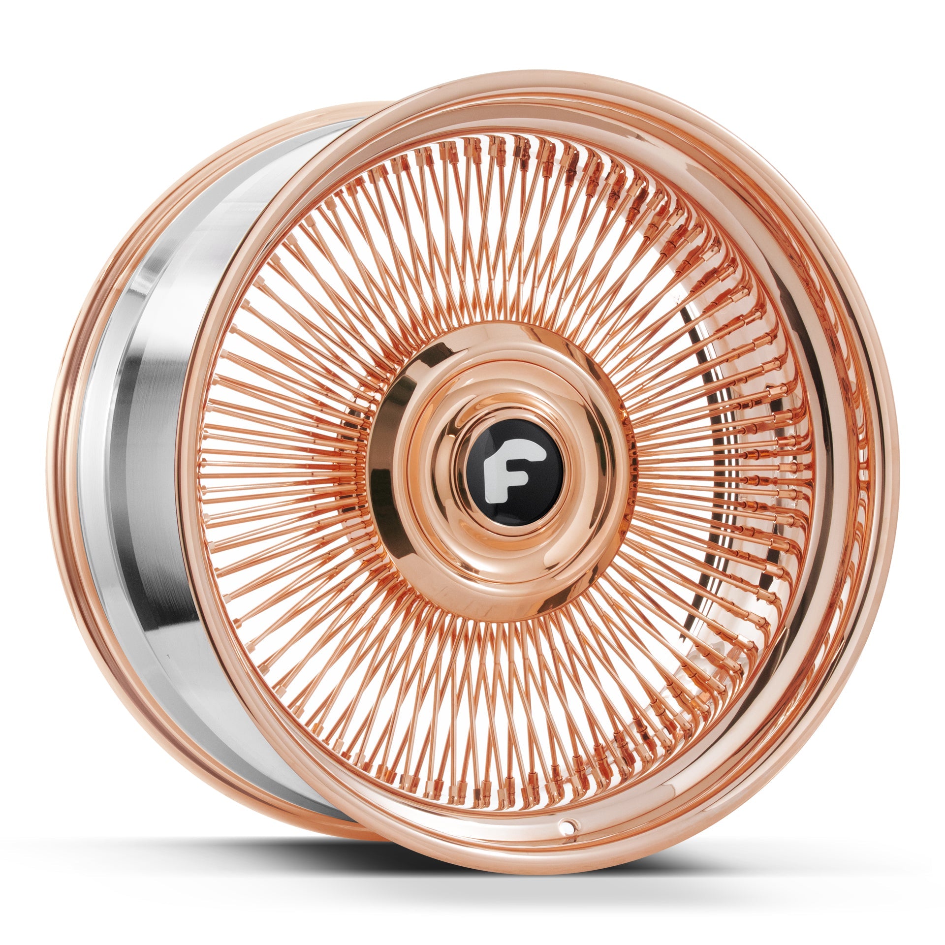 26" Rose Gold Wire Wheel - Wheels | Rims