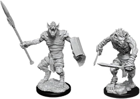 D&D Nolzur's Marvelous Miniatures Wave 12 Gnoll & Gnoll Flesh Gnawer
