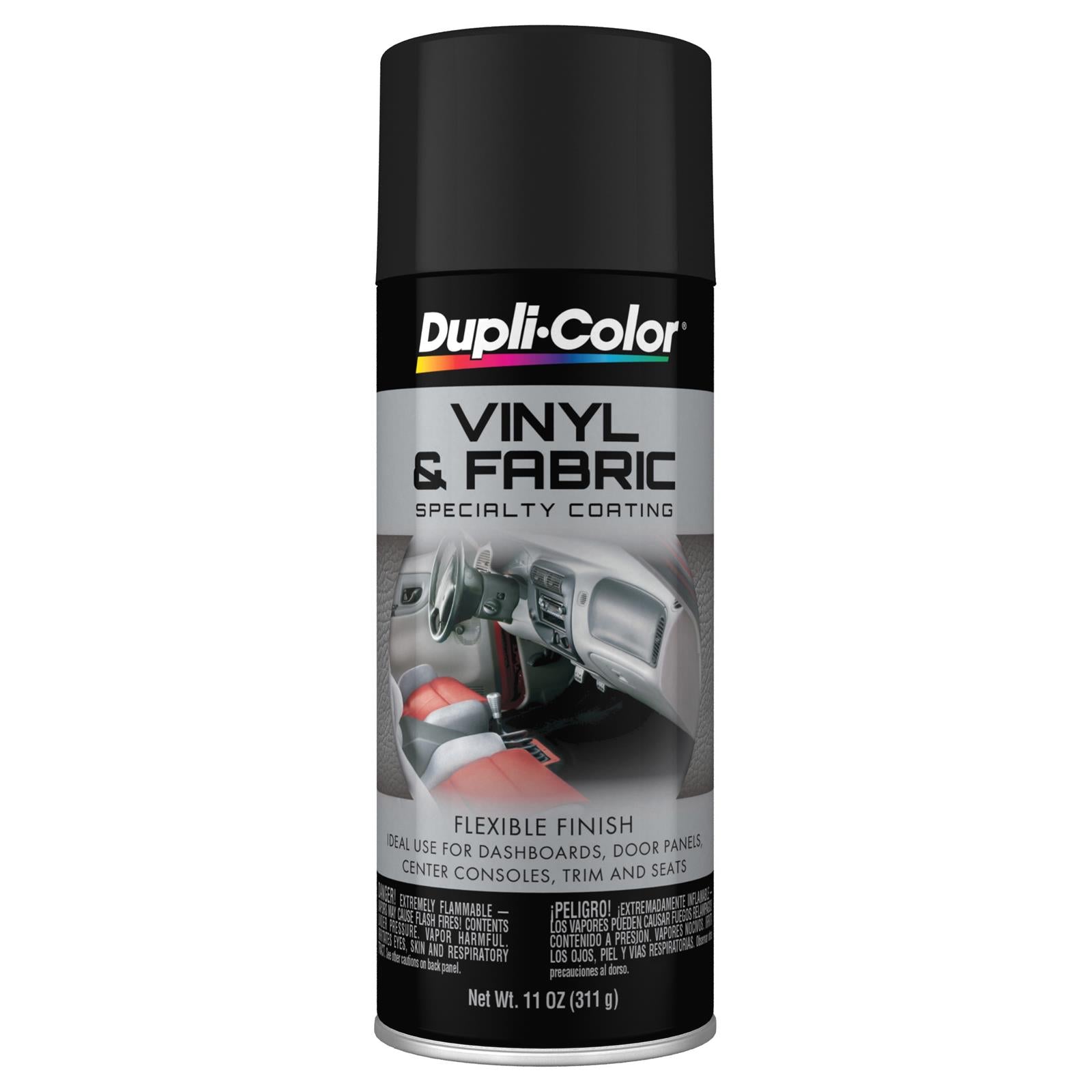 Dupli-Color High Performance Vinyl and Fabric Coating 11 Oz. Flat Black HVP106
