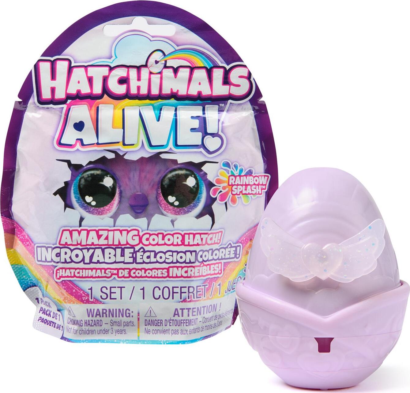 Hatchimals Alive Rainbow Splash 1-Pack Blind Box