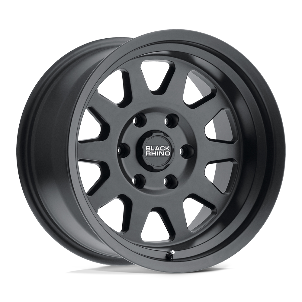 BLACK RHINO STADIUM 16X8 -10 5X135 MATTE BLACK